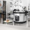 imageAroma Housewares 60Cup Cooked 30Cup UNCOOKED Commercial Rice Cooker Stainless Steel Exterior ARC1130S Silver32Cup UNCOOKED