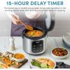imageAroma Housewares ARC5200SB 2O2O Model Rice ampamp Grain Cooker Saut Slow Cook Steam Stew Oatmeal Risotto Soup 20 Cup 10 Cup uncooked Stainless SteelPro 4 Cup Uncooked Black