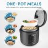 imageAroma Housewares ARC994SB Rice ampamp Grain Cooker Slow Cook Steam Oatmeal Risotto 8cup cooked4cup uncooked2Qt Stainless Steel6 Cup Uncooked