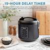 imageAroma Housewares ARC994SB Rice ampamp Grain Cooker Slow Cook Steam Oatmeal Risotto 8cup cooked4cup uncooked2Qt Stainless Steel6 Cup Uncooked