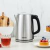 imageAroma Housewares AROMA 17L  7Cup Stainless Steel Electric Kettle with Cordless Pouring Automatic Keep Warm Mode Powerful ampamp Quick 1750 Wattage AWK1402SB