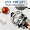 imageAroma Housewares AROMA 17L  7Cup Stainless Steel Electric Kettle with Cordless Pouring Automatic Keep Warm Mode Powerful ampamp Quick 1750 Wattage AWK1402SB