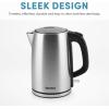 imageAroma Housewares AROMA 17L  7Cup Stainless Steel Electric Kettle with Cordless Pouring Automatic Keep Warm Mode Powerful ampamp Quick 1750 Wattage AWK1402SB