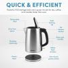imageAroma Housewares AROMA 17L  7Cup Stainless Steel Electric Kettle with Cordless Pouring Automatic Keep Warm Mode Powerful ampamp Quick 1750 Wattage AWK1402SB