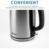 imageAroma Housewares AROMA 17L  7Cup Stainless Steel Electric Kettle with Cordless Pouring Automatic Keep Warm Mode Powerful ampamp Quick 1750 Wattage AWK1402SB