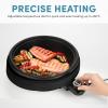 imageAroma Housewares ASP137 Grillet 3Qt 3in1 CoolTouch Electric Indoor Grill Portable Dishwasher Safe 3Quart WhiteBlack
