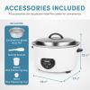 imageAroma Housewares Commercial 60Cup Cooked  14Qt Rice ampamp Grain Cooker ARC1430E WhiteCooker