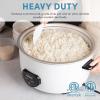 imageAroma Housewares Commercial 60Cup Cooked  14Qt Rice ampamp Grain Cooker ARC1430E WhiteCooker