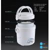 imageAroma Housewares MRC903D Mi 3Cup Cooked 15Cup UNCOOKED Digital Cool Touch Mini Rice CookerWhiteWhite