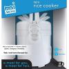 imageAroma Housewares MRC903D Mi 3Cup Cooked 15Cup UNCOOKED Digital Cool Touch Mini Rice CookerWhiteWhite