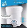 imageAroma Housewares MRC903D Mi 3Cup Cooked 15Cup UNCOOKED Digital Cool Touch Mini Rice CookerWhiteWhite