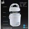 imageAroma Housewares MRC903D Mi 3Cup Cooked 15Cup UNCOOKED Digital Cool Touch Mini Rice CookerWhiteWhite