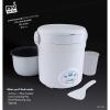 imageAroma Housewares MRC903D Mi 3Cup Cooked 15Cup UNCOOKED Digital Cool Touch Mini Rice CookerWhiteWhite