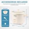imageAroma Housewares Select Stainless Rice Cooker ampamp Warmer with Uncoated Inner Pot 3Cupuncooked6Cupcooked 12Qt ARC753SGB BlackCeramic Coating Inner Pot
