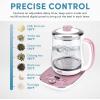 imageAroma Professional AWK701 16in1 NutriWater Green Fruit Flower Tea Coffee MultiUse Kettle Delay Timer 15L Pink