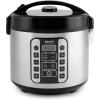 imageAROMA Digital Rice Cooker 4Cup Uncooked  8Cup Cooked Steamer Grain Cooker Multicooker 2 Qt Stainless Steel Exterior ARC914SBD10 Cup Uncooked