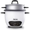 imageAroma Housewares 14Cup Cooked 7Cup UNCOOKED Pot Style Rice Cooker and Food Steamer ARC7471NGR  RedWhite