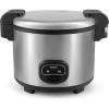 imageAroma Housewares 60Cup Cooked 30Cup UNCOOKED Commercial Rice Cooker Stainless Steel Exterior ARC1130S Silver30Cup UNCOOKED