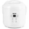 imageAroma Housewares 8Cup Cooked 4Cup UNCOOKED Digital Rice Cooker and Food Steamer ARC914DWhiteRice Cooker
