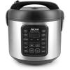 imageAroma Housewares ARC5200SB 2O2O Model Rice ampamp Grain Cooker Saut Slow Cook Steam Stew Oatmeal Risotto Soup 20 Cup 10 Cup uncooked Stainless Steel20 cup cooked  10 cup uncooked