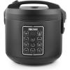 imageAroma Housewares ARC994SB Rice ampamp Grain Cooker Slow Cook Steam Oatmeal Risotto 8cup cooked4cup uncooked2Qt Stainless Steel6 Cup Uncooked