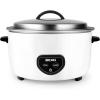 imageAroma Housewares Commercial 60Cup Cooked  14Qt Rice ampamp Grain Cooker ARC1430E WhiteCooker