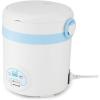 imageAroma Housewares MRC903D Mi 3Cup Cooked 15Cup UNCOOKED Digital Cool Touch Mini Rice CookerWhiteBlueWhite