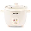 imageAroma Housewares Select Stainless Rice Cooker ampamp Warmer with Uncoated Inner Pot 3Cupuncooked6Cupcooked 12Qt ARC753SGB BlackCeramic Coating Inner Pot