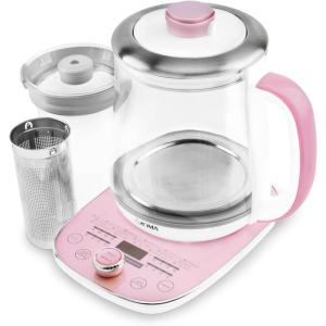 imageAroma Professional AWK701 16in1 NutriWater Green Fruit Flower Tea Coffee MultiUse Kettle Delay Timer 15L Pink