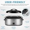 imageAROMA 22Qt Roaster Oven with self basting lid stainless steelRoaster Oven