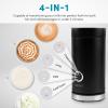 imageAROMA 4in1 Cold ampamp Warm Milk Frother and Steamer with AutoOff OneTouch Controls 200ml