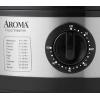 imageAROMA Double Food Steamer Basket and Electric Rice Steamer with EasyRead Water Level and Timer5Quart Capacity