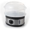 imageAROMA Double Food Steamer Basket and Electric Rice Steamer with EasyRead Water Level and Timer5Quart Capacity