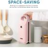 imageAROMA Swap ampamp Flip Waffle Maker with Removable Plates 3in1 Panini Press Mini Donut Maker and Waffle IronPink