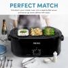 imageAROMA Triple Buffet Server Accessory for Aroma 18Qt 20Qt and 22Qt Roaster Ovens