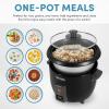imageAroma Housewares 15Qt Rice ampamp Grain Cooker ARC363NGBBlack6Cup Cooked  3Cup UncookedBlack