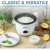 imageAroma Housewares 15Qt Rice ampamp Grain Cooker ARC363NGBBlack6Cup Cooked  3Cup UncookedWhite