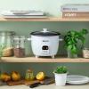 imageAroma Housewares 15Qt Rice ampamp Grain Cooker ARC363NGBBlack6Cup Cooked  3Cup UncookedWhite