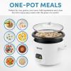 imageAroma Housewares 15Qt Rice ampamp Grain Cooker ARC363NGBBlack6Cup Cooked  3Cup UncookedWhite