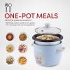imageAroma Housewares 4Cup Rice Cookers ARC302NGBL and ARC302NG Bundle Blue and WhiteBlue