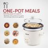 imageAroma Housewares 4Cup Rice Cookers ARC302NGBL and ARC302NG Bundle Blue and WhiteBlue