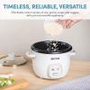 imageAroma Housewares 4Cups Cooked  1Qt Rice ampamp Grain Cooker ARC302NG WhiteWhite