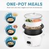 imageAroma Housewares 6Cup Cooked 3Cup UNCOOKED PotStyle Rice Cooker ARC743G  White10 Cups UNCOOKED