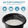 imageAroma Housewares 6Cup Cooked 3Cup UNCOOKED PotStyle Rice Cooker ARC743G  White10 Cups UNCOOKED