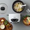 imageAroma Housewares 6Cup Cooked 3Cup UNCOOKED PotStyle Rice Cooker ARC743G  White3 Cups UNCOOKED