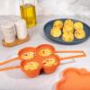 imageAroma Housewares AAC001 Egg Bite Mold 4 small cups Orange