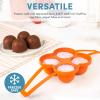 imageAroma Housewares AAC001 Egg Bite Mold 4 small cups Orange