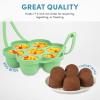 imageAroma Housewares AAC002 Egg Bite Mold 7 small cups Green
