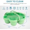 imageAroma Housewares AAC002 Egg Bite Mold 7 small cups Green