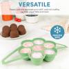 imageAroma Housewares AAC002 Egg Bite Mold 7 small cups Green